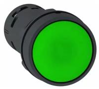 Кнопка зеленая без фиксации 1HО+1НЗ Schneider Electric, XB7NA35