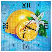 Color-Kit Алмазные часы №2 Лимонная фантазия 7303005P 30 х 30 см