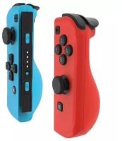 Набор DOBE из 2-х контроллеров Joy-Con Неоновый красный/Неоновый синий (Switch), TNS-1810