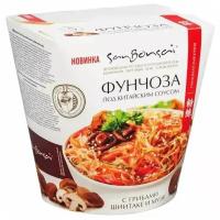 SanBonsai Фунчоза под китайским соусом с грибами шиитаке и муэр, 120 г