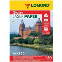 Бумага для лазерной печати Lomond A4, 130 г/м2 (250 листов) глянцевая двусторонняя фотобумага (DS Glossy CLC Paper) (0310141)