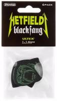 Black Fang Медиаторы, 6шт, толщина 1,14мм, Dunlop PH112P1.14