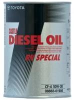 Минеральное моторное масло TOYOTA Castle Diesel Oil RV Special CF-4 10W-30, 1 л