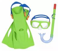 Набор для плавания SureSwim, маска, ласты, трубка, 7-14 лет, цвета МИКС, Bestway