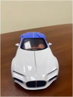 Машинка Bugatti Veyron, 1:24, белый-сиреневый
