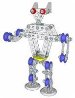 Конструктор металлический, с подвижными деталями, Робот Р1, 1 шт