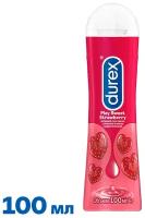 Гель-смазка c ароматом и вкусом сладкой клубники Durex Play Sweet Strawberry, 100 мл