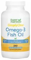 Omega-3 Fish Oil 1,000 mg, 240 капсул