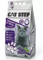 Комкующийся наполнитель Cat Step Compact White Lavеnder, 10 л