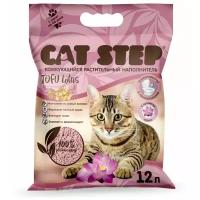 Растительный комкующийся наполнитель Cat Step Tofu Lotus, 12 л