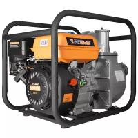 Мотопомпа бензиновая FoxWeld 1100W80, (1100 л/мин, 7 л.с, 210 куб. см) (7251)