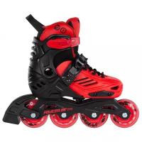 Роликовые Коньки Powerslide 2021 Khaan Junior Ltd Black/Red (Eur:27-30)