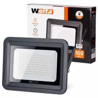 Светодиодный прожектор WOLTA WFLS-100W/06 100Вт 4000K IP65 9000лм серый 310x279/230x40