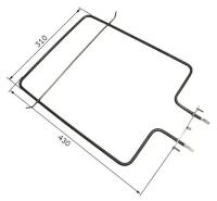 ТЭН для духовки 800W, 230V, верхний (Лысьва новая) 430х310 мм