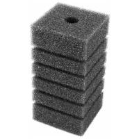 Krelong Sponge Rect-GH 02, сменная губка для фильтра, с отверстием, мелкопористая, 6х6х12см