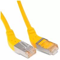 Кабель витая пара патч-корд Hyperline PC-APM-STP-RJ45/L45-RJ45/R45-C5e-3M-LSZH-YL 3.0m