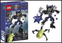 Конструктор игровой BIONICLE, пластиковый подарочный набор Бионикл Страж Земли, развивающая игра для девочек и мальчиков, 60 деталей