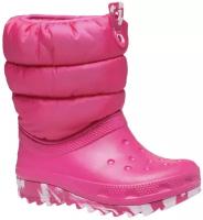 Сапоги детские Crocs Classic Neo Puff Boot T Candy Pink (EU:23-24)