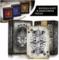 Игральные карты в люксовом чехле Aces of Egypt 54 шт, дизайнерская покерная колода