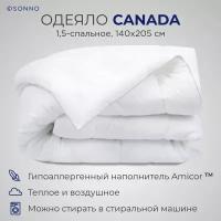 Одеяло SONNO Canada, 140 х 205 см, ослепительно белый