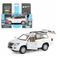 Модель 1:32 Lexus LX570, белый 1251143JB Автопанорама