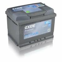 Аккумулятор Exide Premium 61Ач обратная полярность EA612