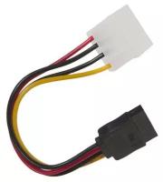 Кабель питания SATA 15см, molex 4pin/sata 15pin, пакет