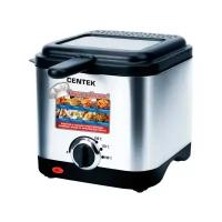 Фритюрницы Centek Фритюрница Centek CT-1430, 1500 Вт, 1.5 л, антипригарная чаша, серебристая