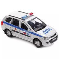 Полицейский автомобиль ТЕХНОПАРК Lada Kalina Cross ДПС SB-16-46-P-WB 1:32, 12 см, серебристый