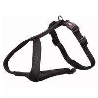 Шлейка TRIXIE Premium Y-harness M-L черный