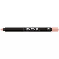 Provoc Gel Lip Liner 211 Pink Haze Гелевая подводка в карандаше для губ (цв. идеально-нюдовый)