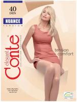 Колготки Conte elegant Nuance, 40 den, размер 2, бежевый