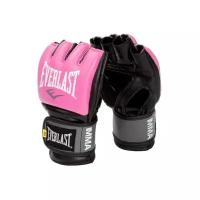 Перчатки тренировочные Everlast Pro Style Grappling LXL розовые