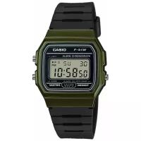 Наручные часы CASIO Collection F-91WM-3A, зеленый, серый