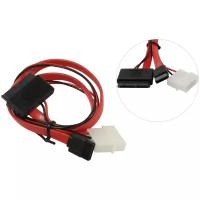 Кабель GCR microSATA 16 pin - SATA II 7 pin - Molex 4 pin (GC-ST307)