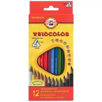 KOH-I-NOOR Карандаши цветные Triocolor, 12 цветов (3132012004KS), 12 шт