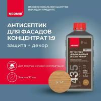 Neomid 435 Eco Невымываемый Антисептик декоративный (коричневый, 1 л)