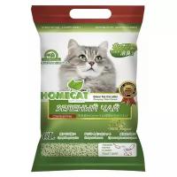 Комкующийся наполнитель Homecat Эколайн Зеленый чай, 6л