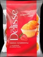 Маффины DELISSE Клубничные