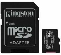 Карта памяти 64GB Kingston SDCS2/64GB MicroSDXC Class 10 UHS-I, SD adapter