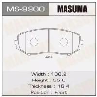 Колодки дисковые Masuma AN- ESCUDO/TD54W, TD94W front (1/12) MS-9900, MS9900 MASUMA MS-9900