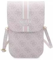 Guess Original сумка для смартфонов Wallet Bag 4G Stripes Pink (оригинал)