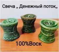 Свеча восковая Денежный поток