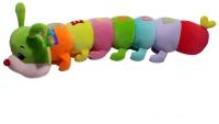 Мягкая игрушка Гусеница разноцветная. Длина 80 см. Гусеница разноцветная плюшевая