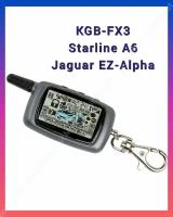 Брелок (совместимый) для автосигнализаций Starline A6, KGB FX-3 (TFX 3), Jaguar EZ-Alpha, с жк-дисплеем, с обратной связью