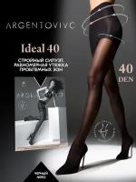 Колготки Argentovivo Ideal, 40 den, с ластовицей, с шортиками, матовые