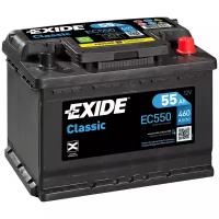 Автомобильный аккумулятор Exide Сlassic EC550, 242х175х190