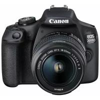 Зеркальный Фотоаппарат Canon EOS 2000D KIT черный 24.1Mpix 18-55mm f/3.5-5.6 IS II 3