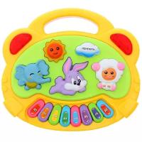 Музыкальная игрушка-пианино / Счастье животных / развивающая, для малышей / 2 вида в ассорти