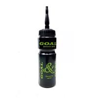 Спортивная бутылка для воды GOAL&PASS (хоккей) 750 мл черно-зеленая